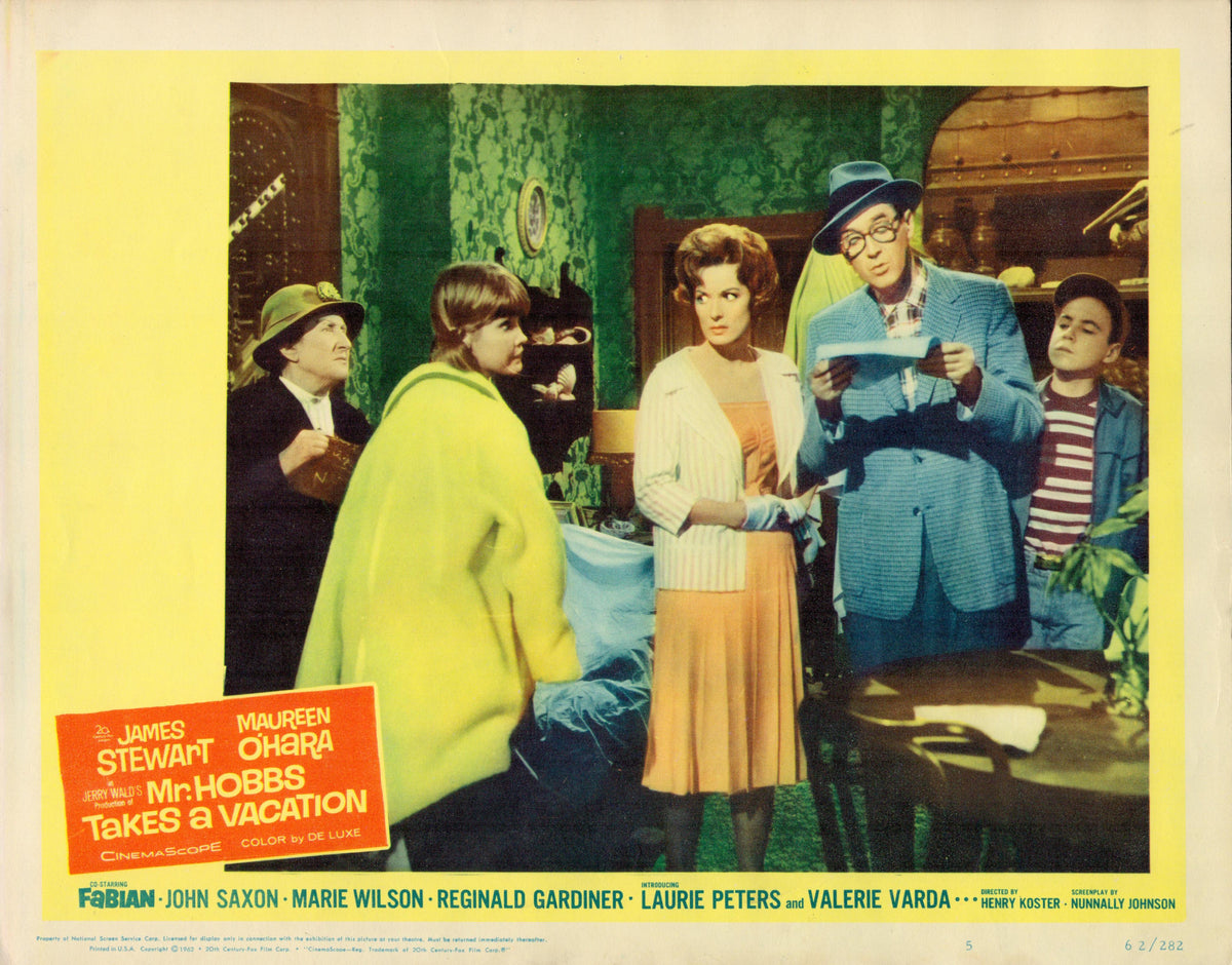 Mr. Hobbs Takes A Vacation set of 8 original lobby cards