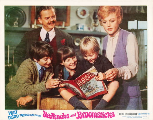 Bedknobs and Broomsticks 1971 original vintage lobby card