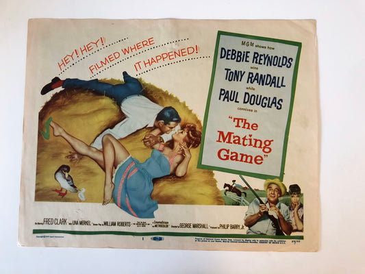 The Mating Game original 1959 vintage lobby card