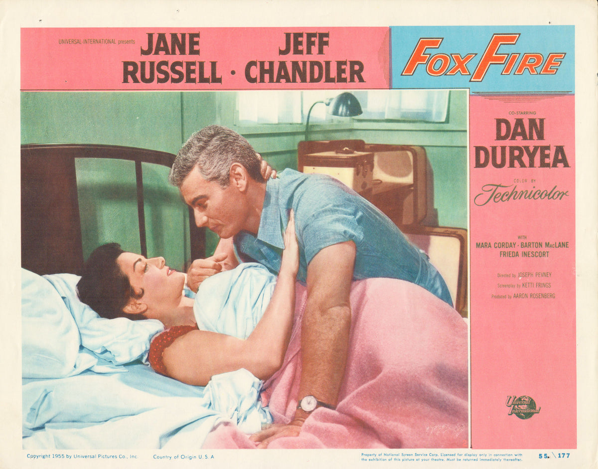 Foxfire 1955 original vintage lobby card