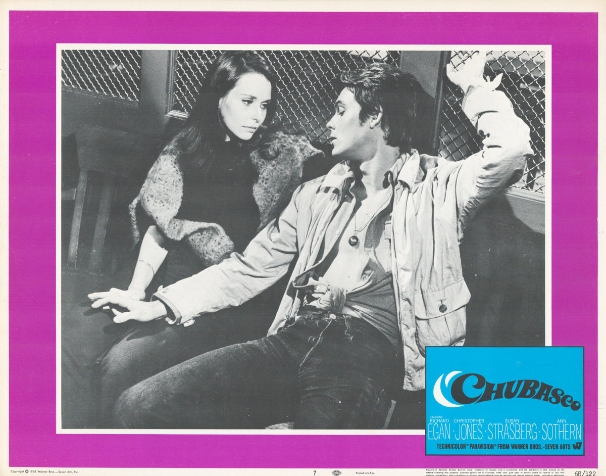 Chubasco 1968 original vintage lobby card