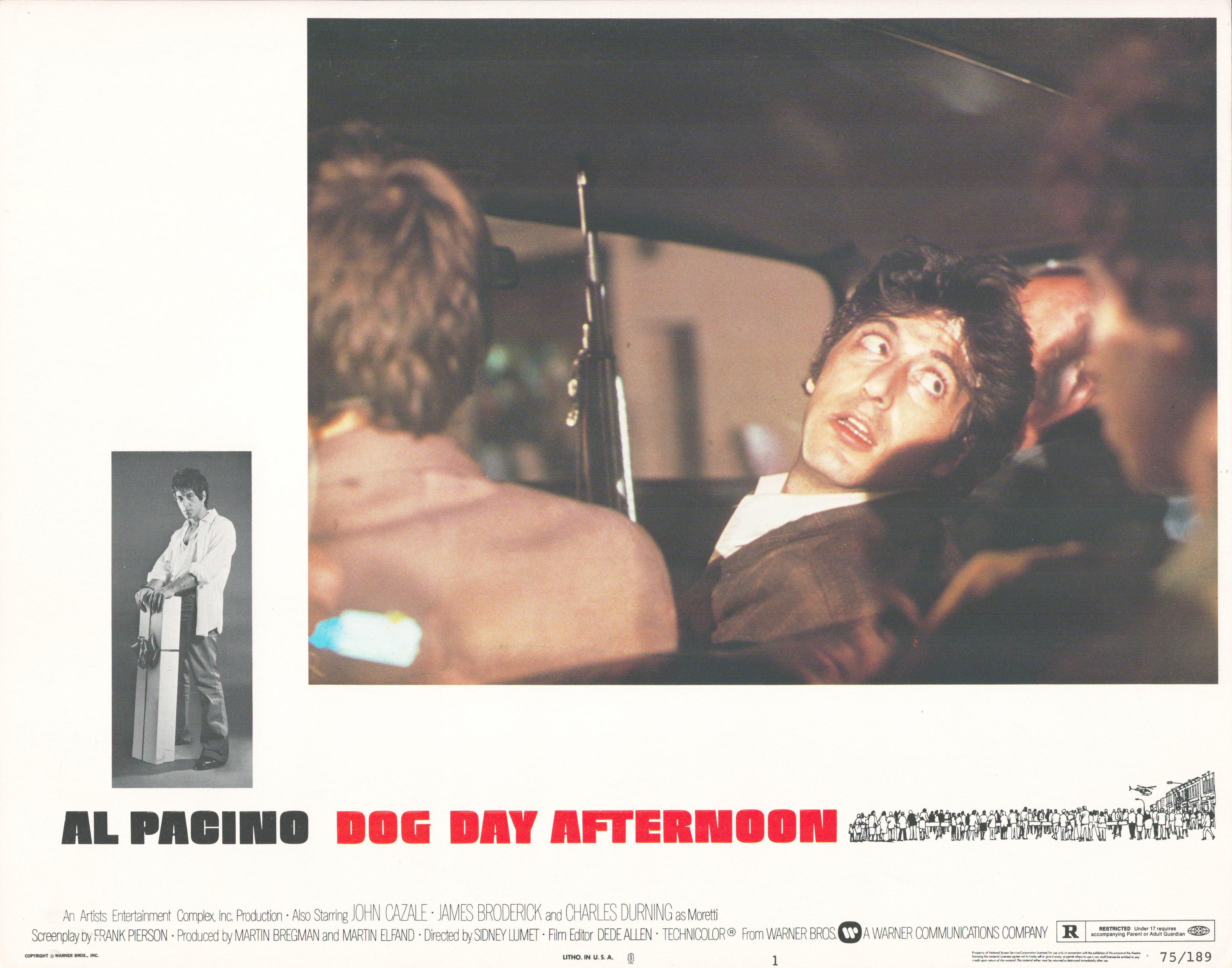 Dog Day Afternoon 1975 original vintage lobby card