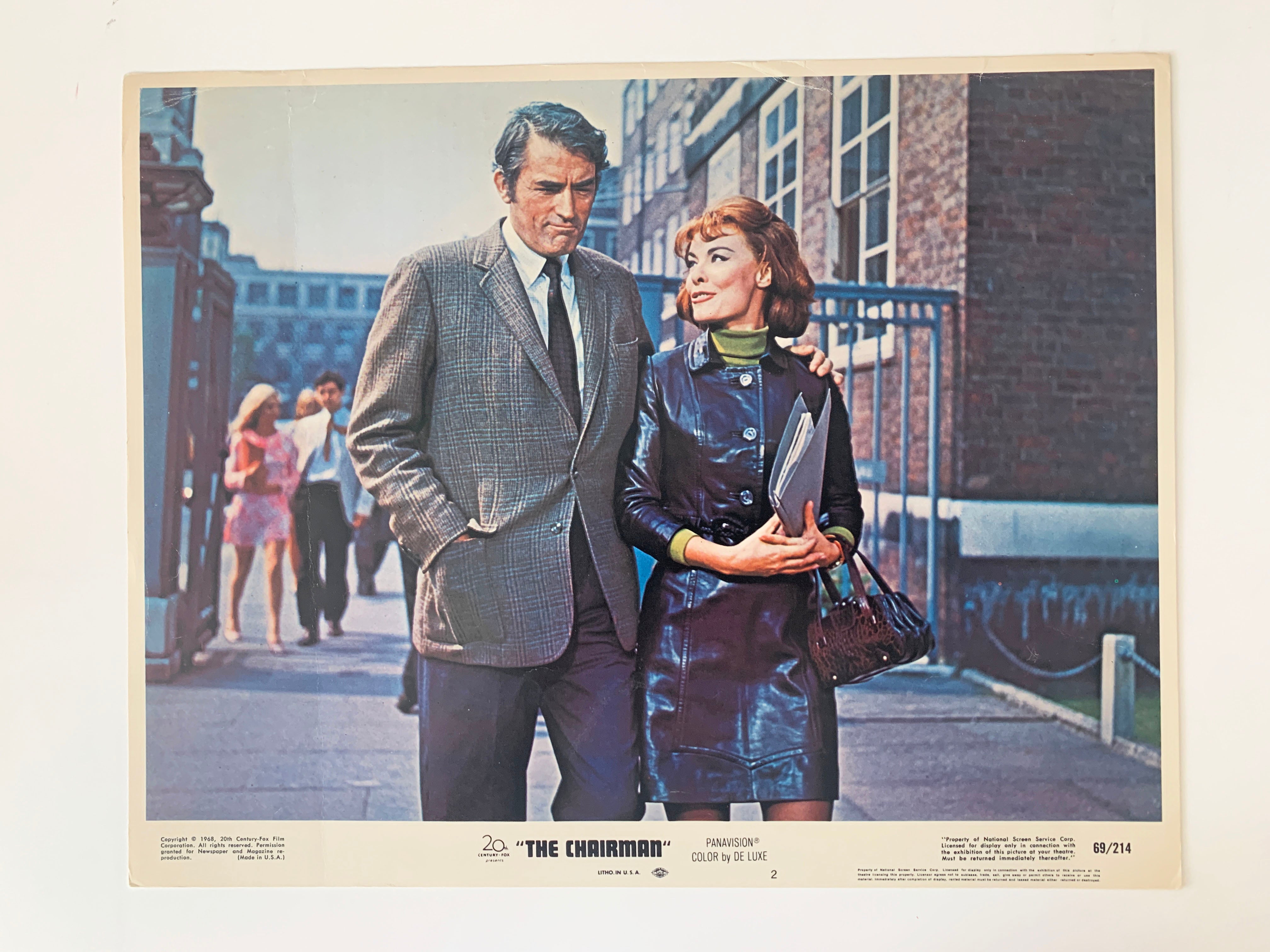 The Chairman original 1969 vintage lobby card