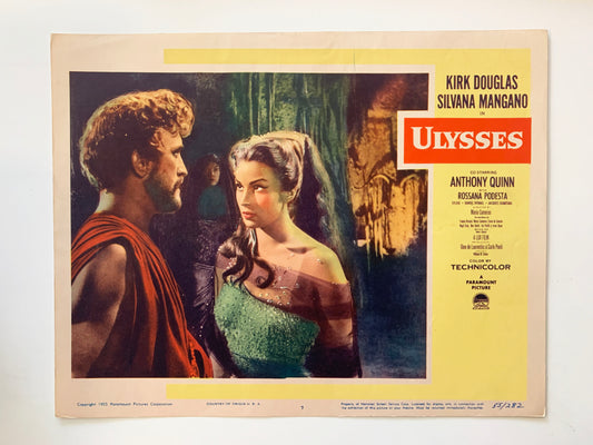 Ulysses original 1955 vintage lobby card