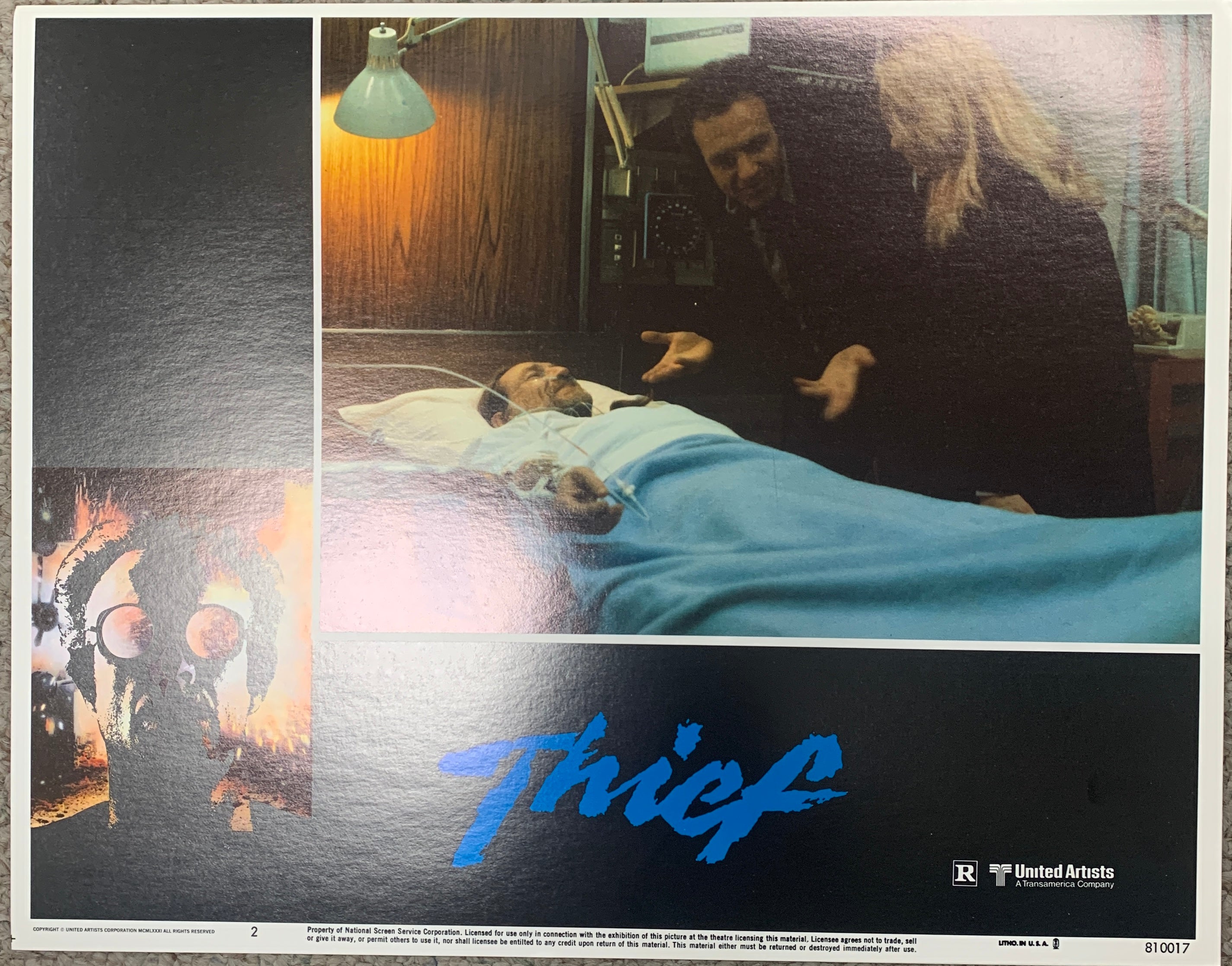 Thief 1981 original lobby card set