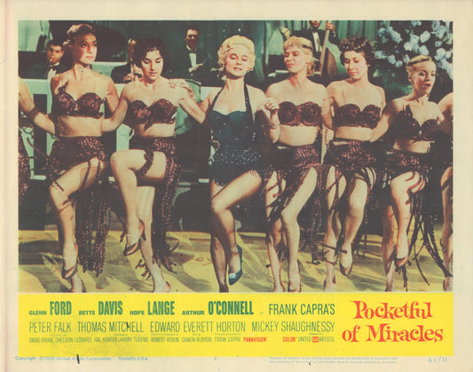 Pocketful of Miracles set of 8 original lobby cards