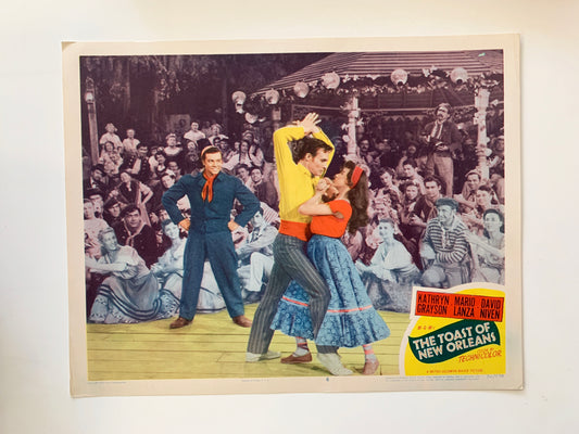 The Toast of New Orleans original 1950 vintage lobby card