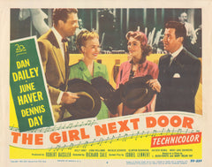 The Girl Next Door  1953 original vintage lobby card