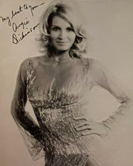 Angie Dickinson facsimile signed photo. 3x5 inches