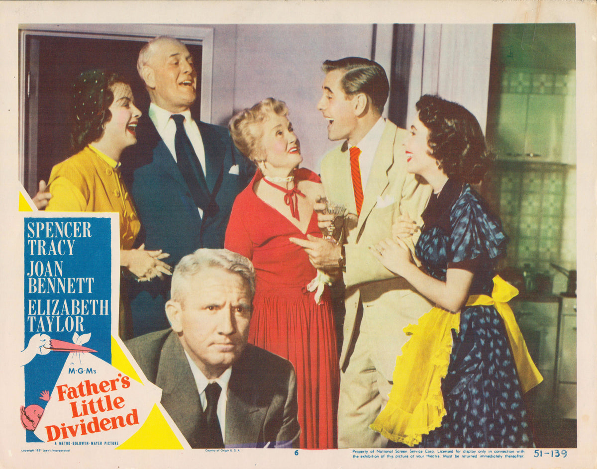 Father's Little Dividend 
1951 original vintage lobby card