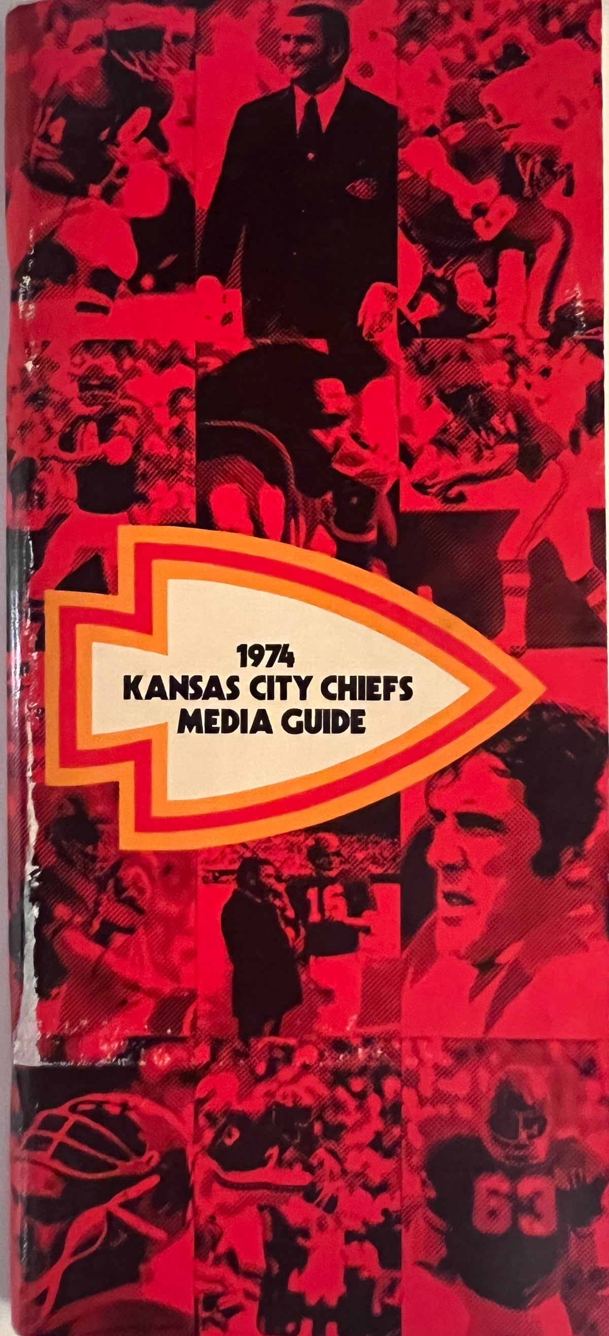 1974 Kansas City Chiefs Media guide. 4x9 inches