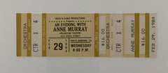 Anne Murray ticket Arlington Theatre 02/29/84