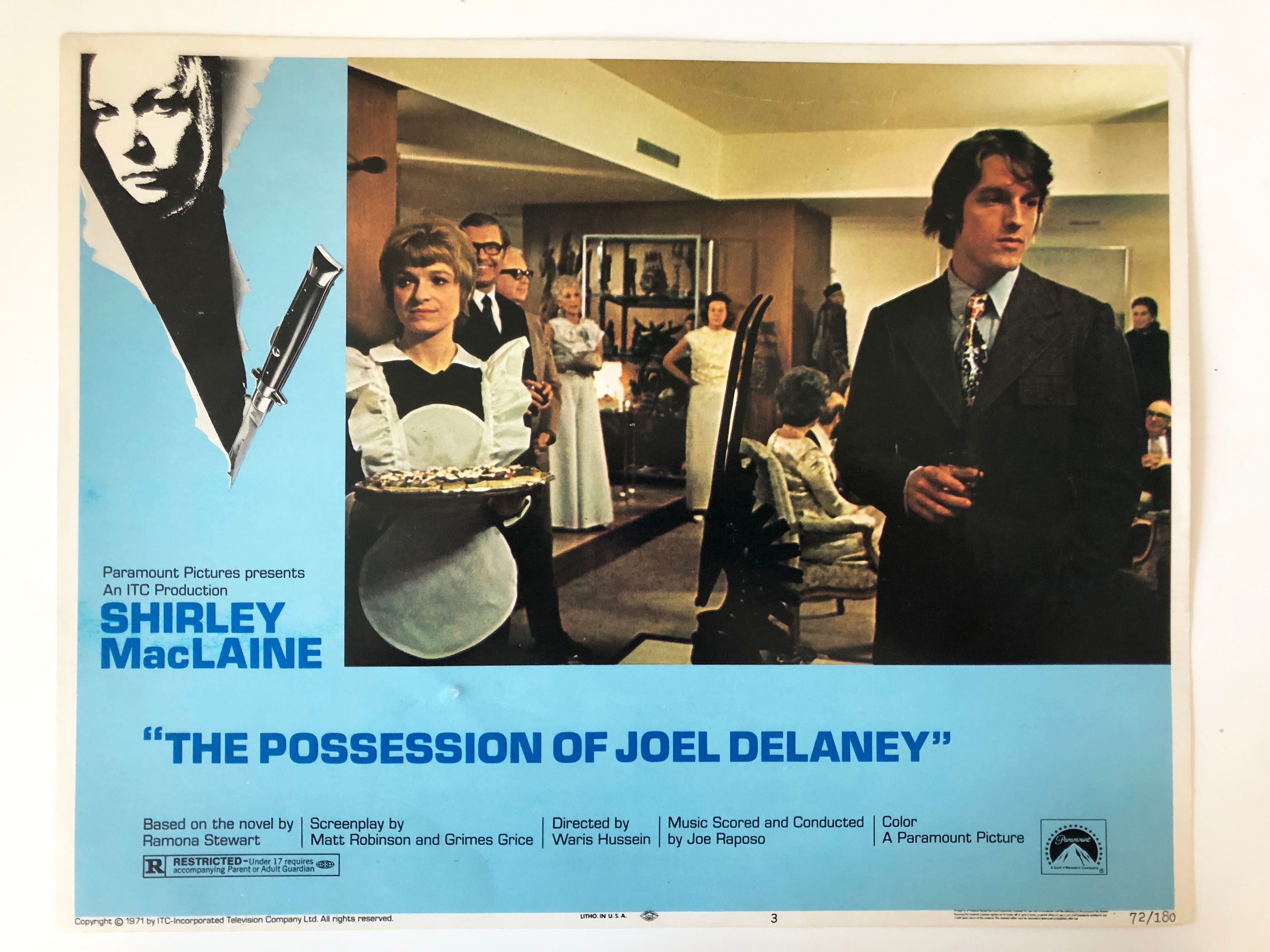 The Possession of Joel Delaney original 1972 vintage lobby card