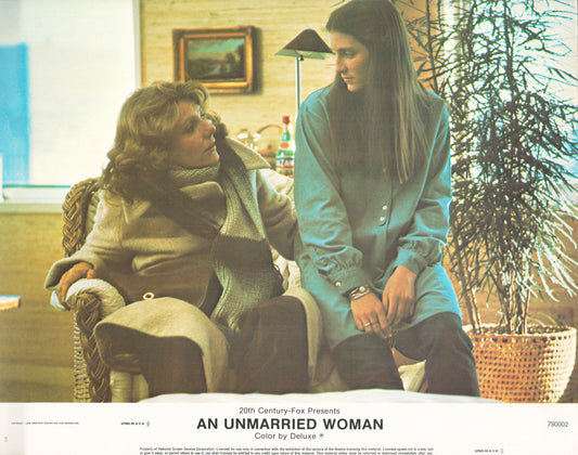 An Unmarried Woman 1978 original vintage lobby card