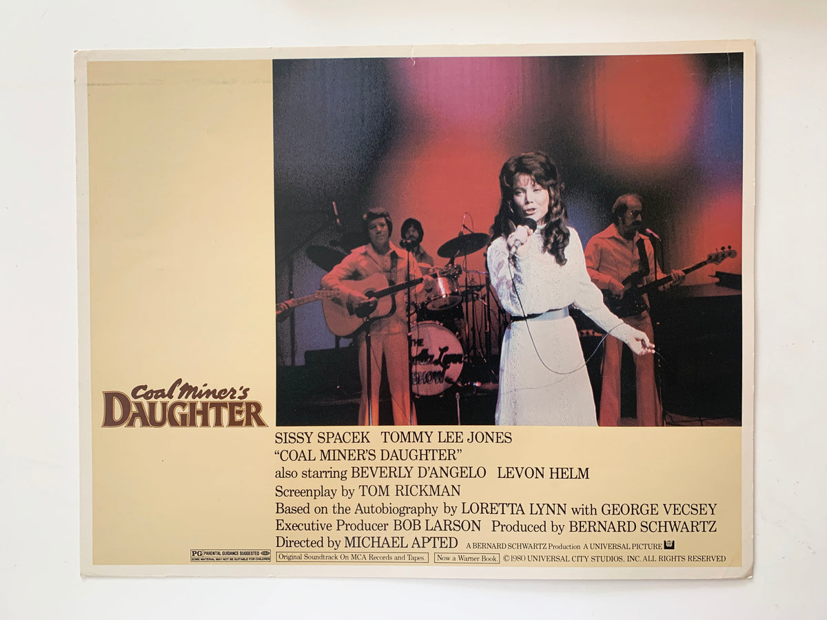 Coal Miner's Daughter original 1980 vintage lobby card 