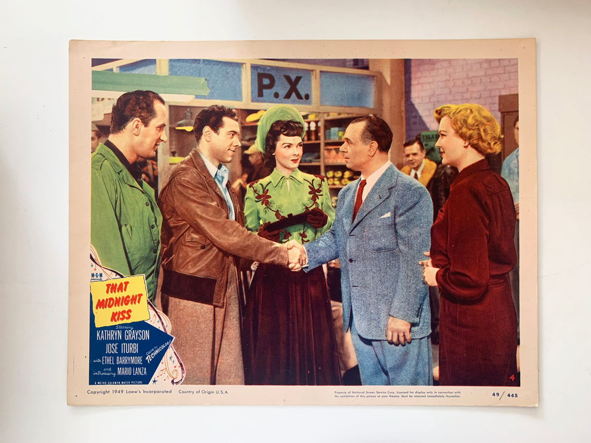 That Midnight Kiss original 1949 vintage lobby card