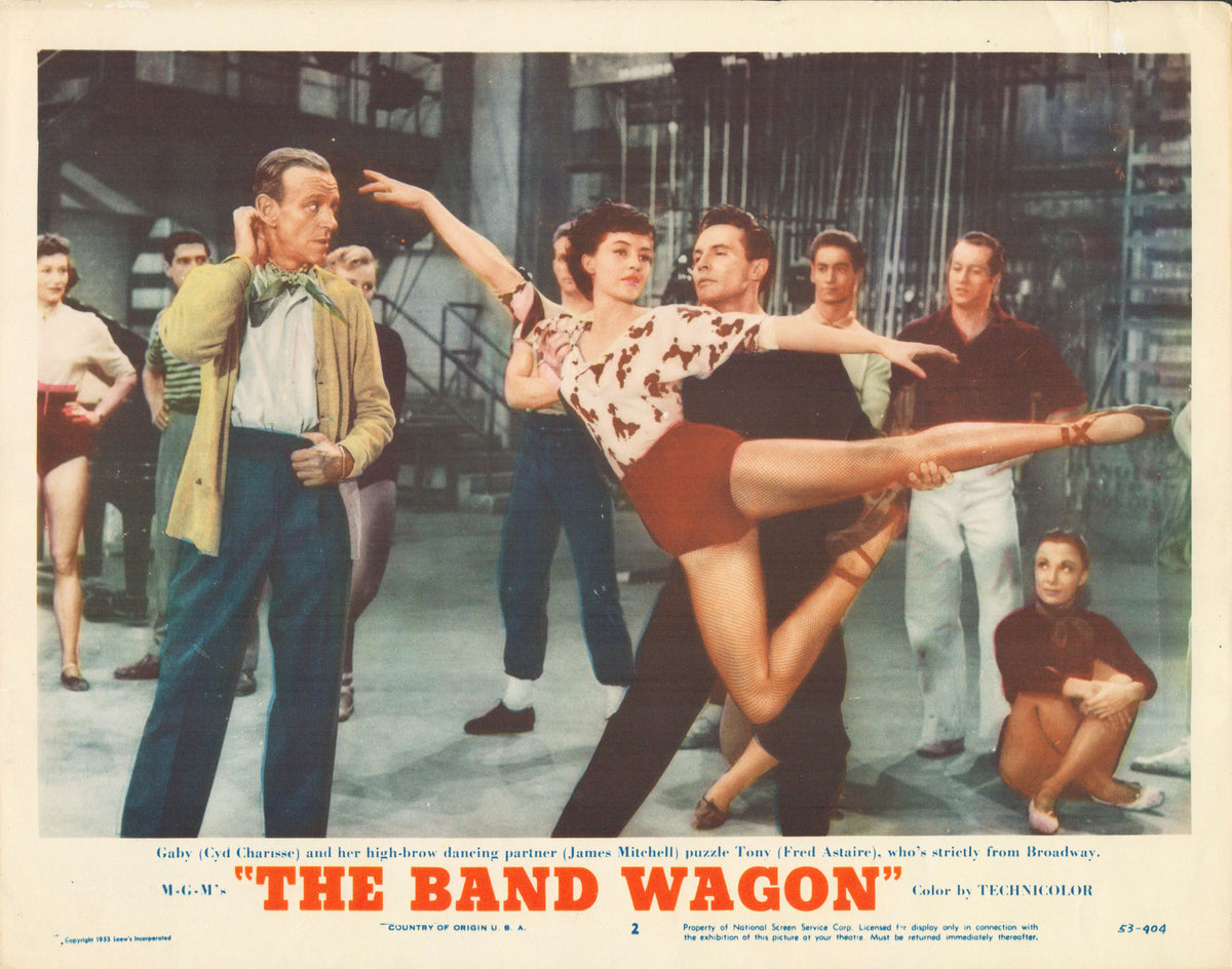 The Band Wagon 1953 original vintage lobby card