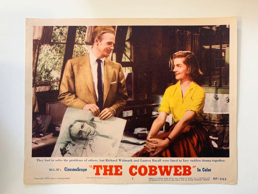 The Cobweb 
original 1955 vintage lobby card