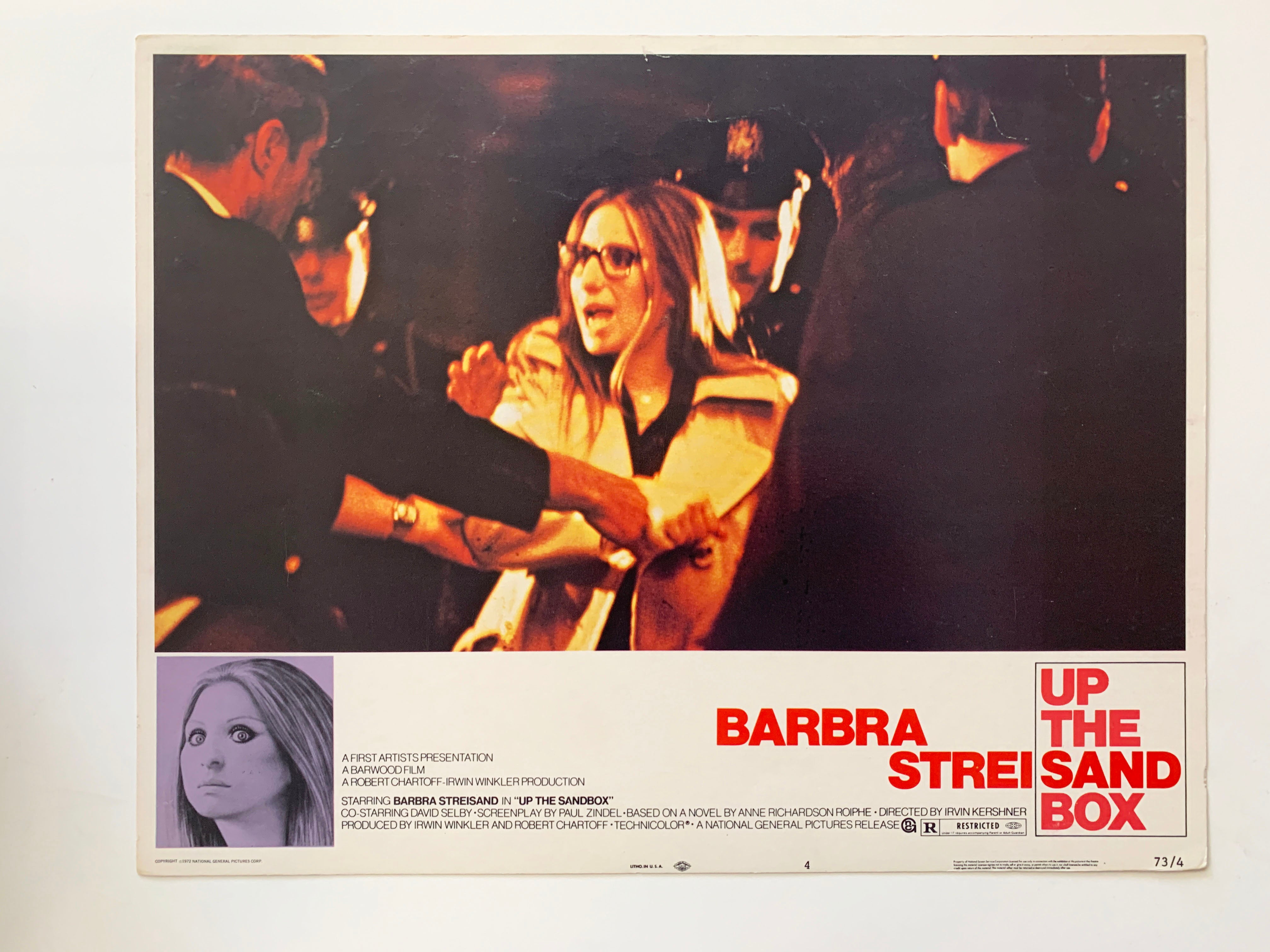 Up the Sandbox original 1973 vintage lobby card