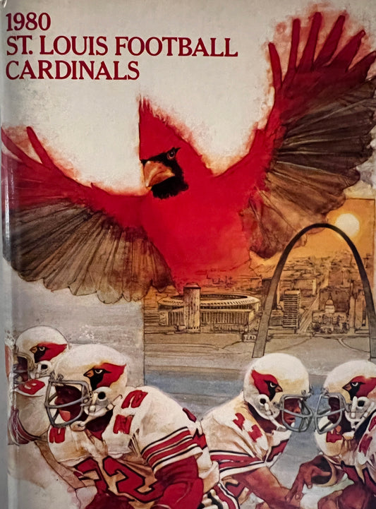 1980 St Louis Cardinals program. 5x7 inches