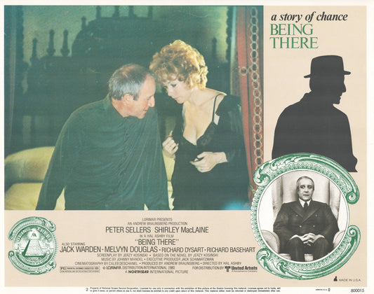 Being There 1980 original vintage lobby card