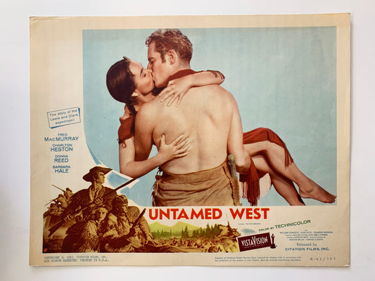 Untamed West original 1961R vintage lobby card