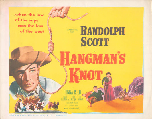 Hangman's Knot set of 8 original lobby cards