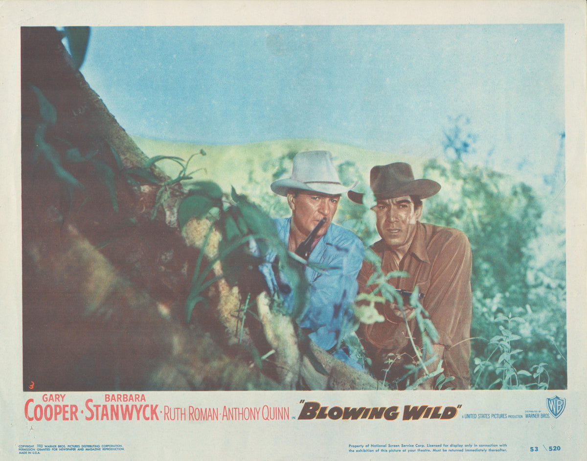 Blowing Wild  1953 original vintage lobby card