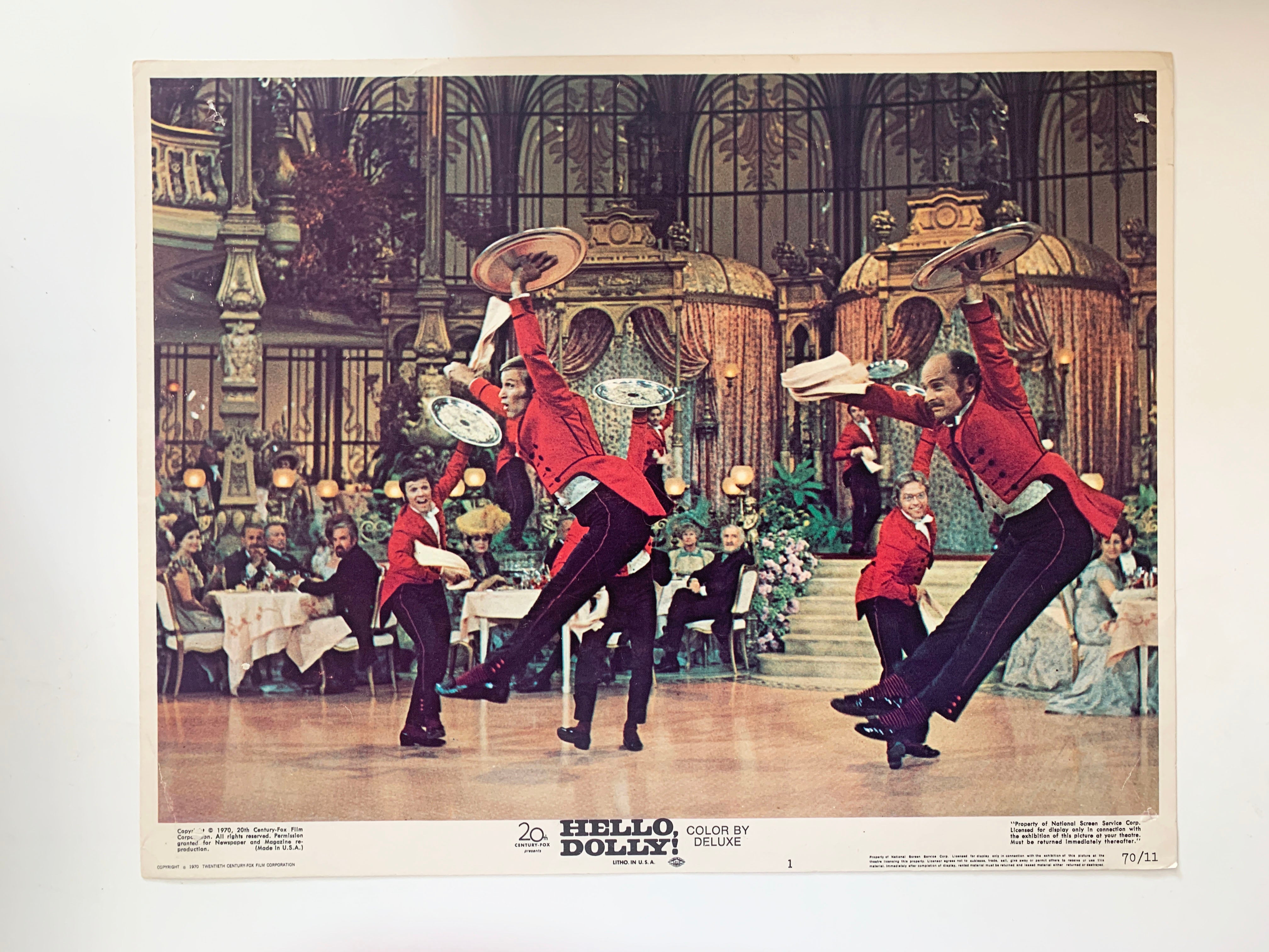 Hello, Dolly! original 1970 vintage lobby card