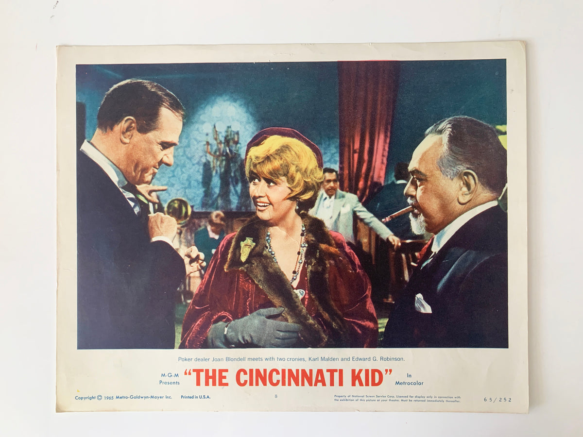 The Cincinnati Kid original 1965 vintage lobby card