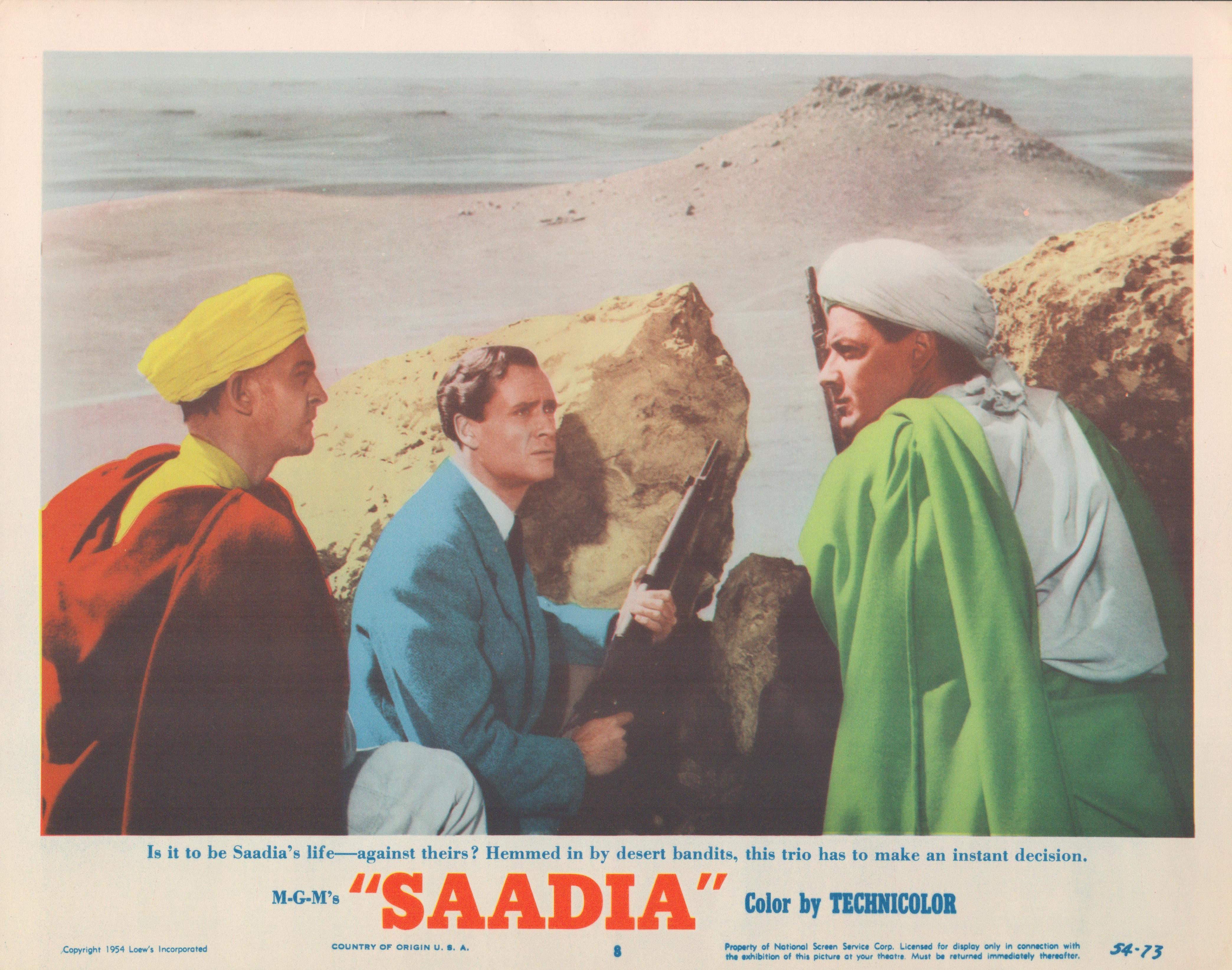 Saadia set of 8 original lobby cards