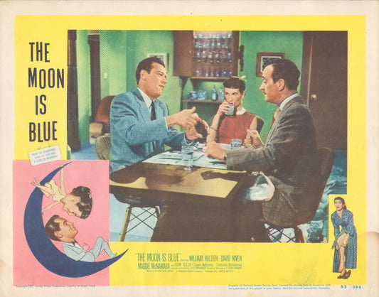 The Moon is Blue set of 8 original lobby cards