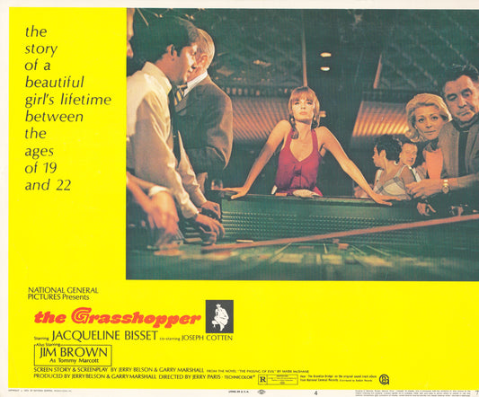 The Grasshopper 1970 original vintage lobby card