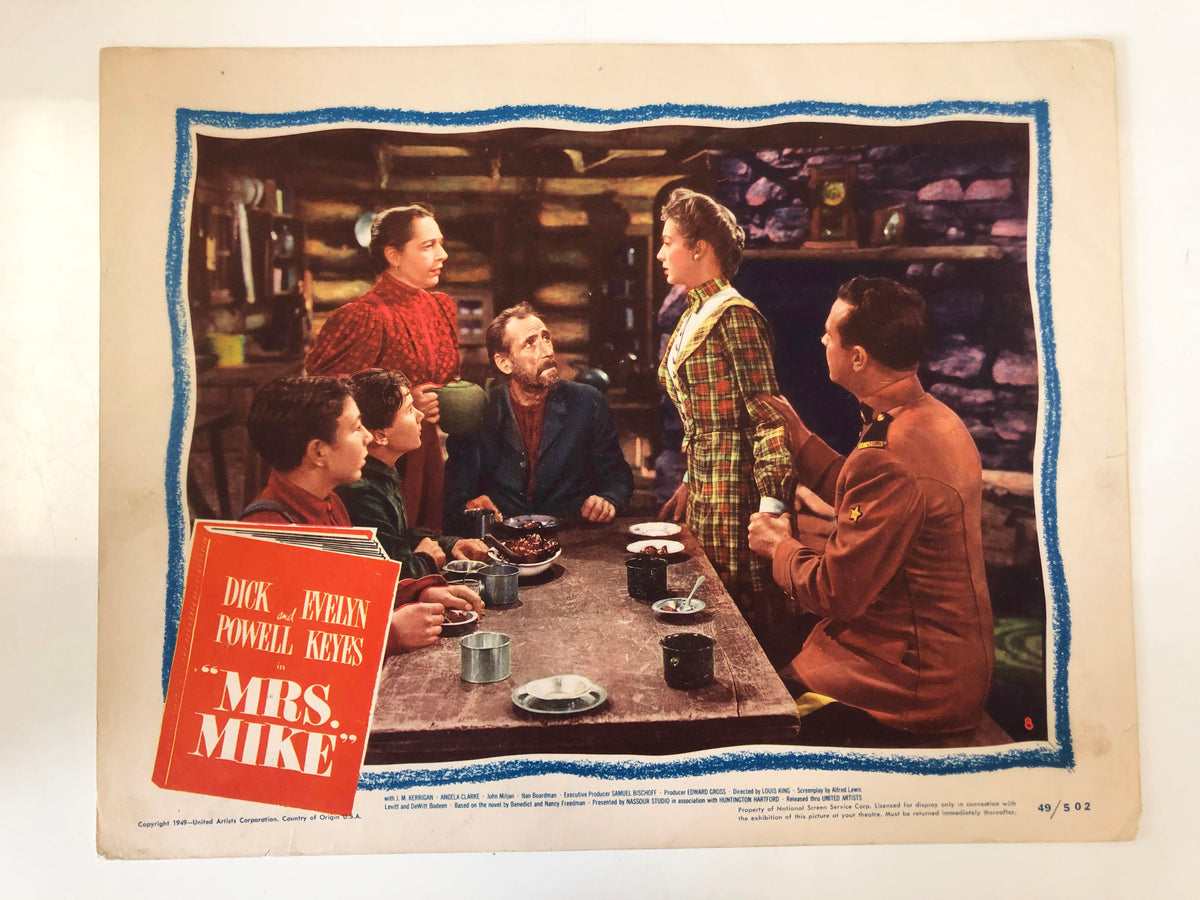 Mrs. Mike original 1949 vintage lobby card