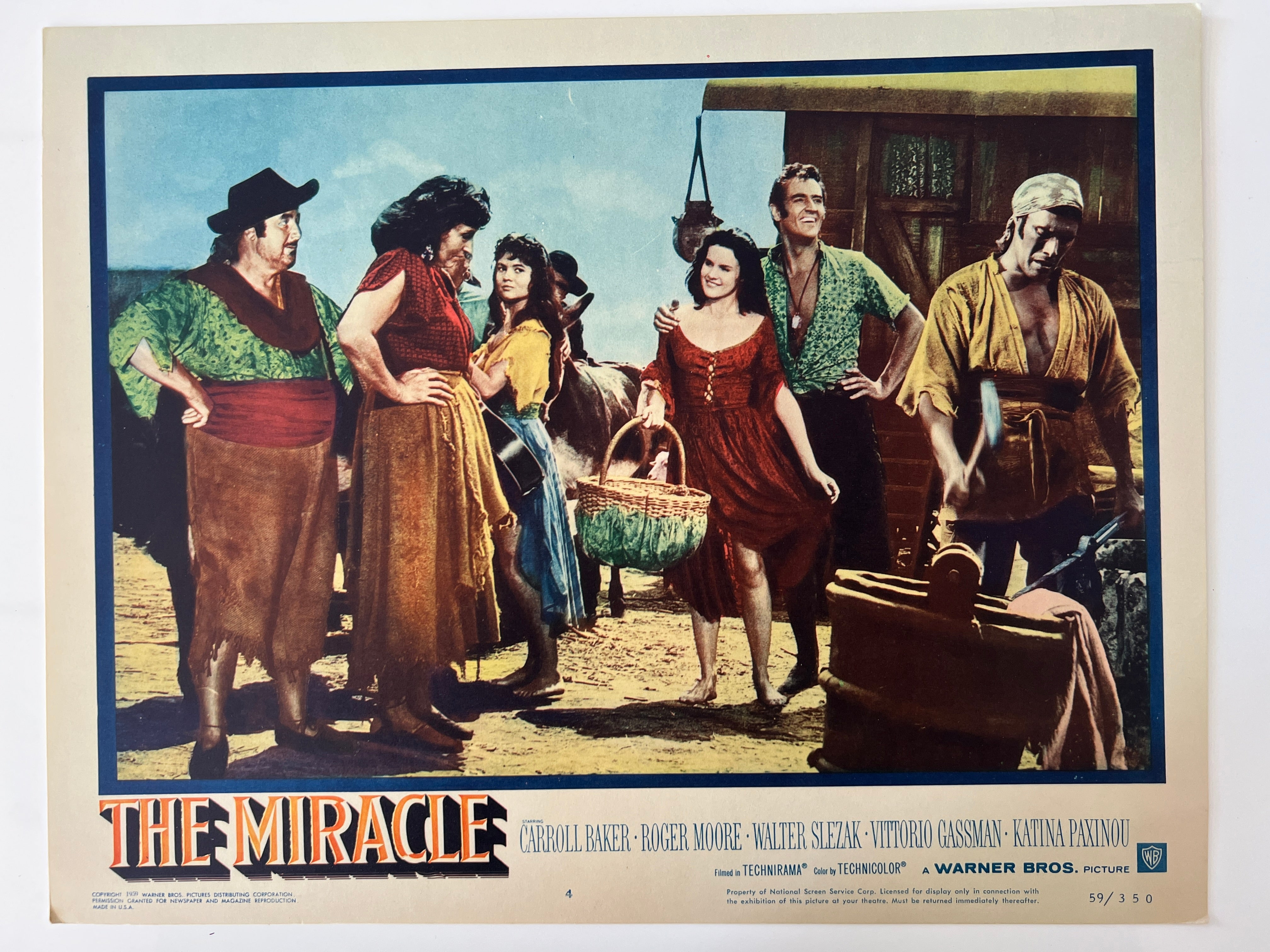 1959 The Miracle lobby card 