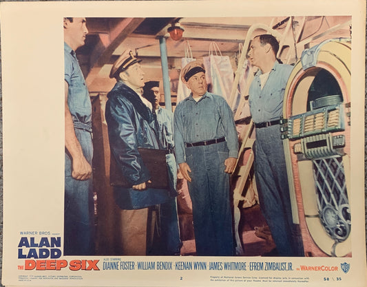 The Deep Six 1958 original lobby card set