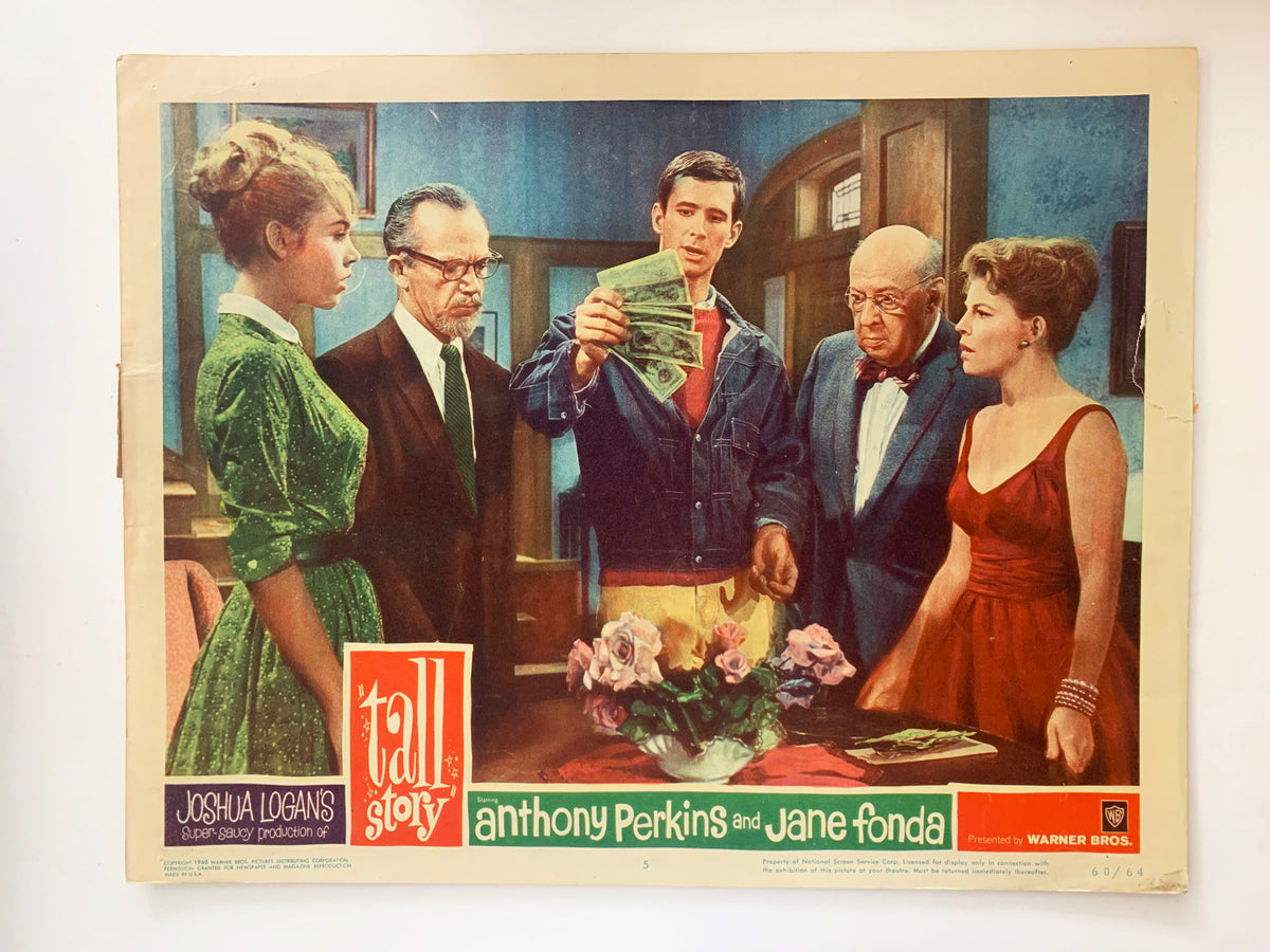 Tall Story original 1960 vintage lobby card