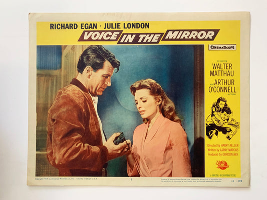 Voice in the Mirror original 1958 vintage lobby card