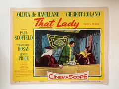 That Lady original 1955 vintage lobby card