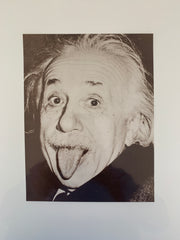 Albert Einstein 8.5x11 photo unsigned