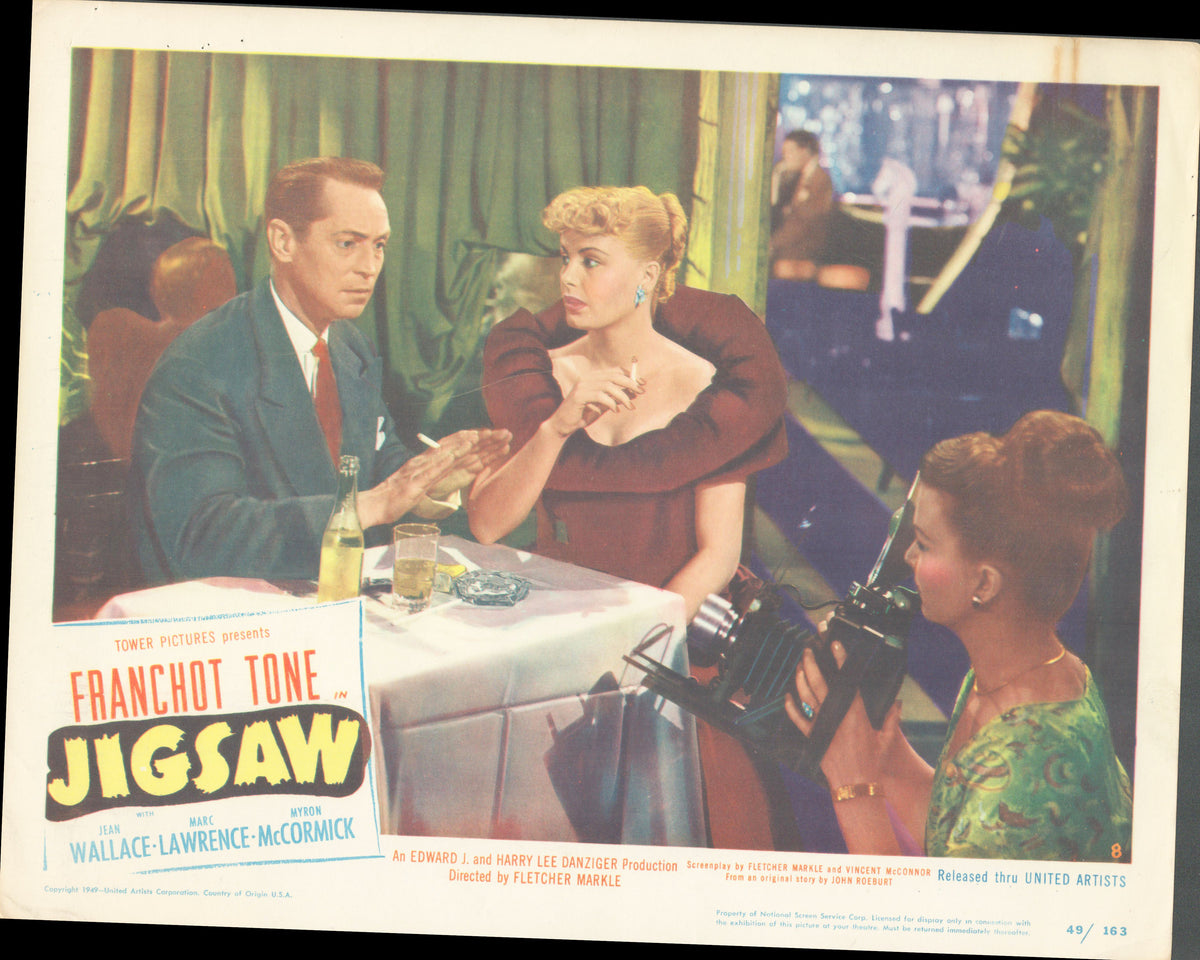 Jigsaw 1949 original vintage lobby card