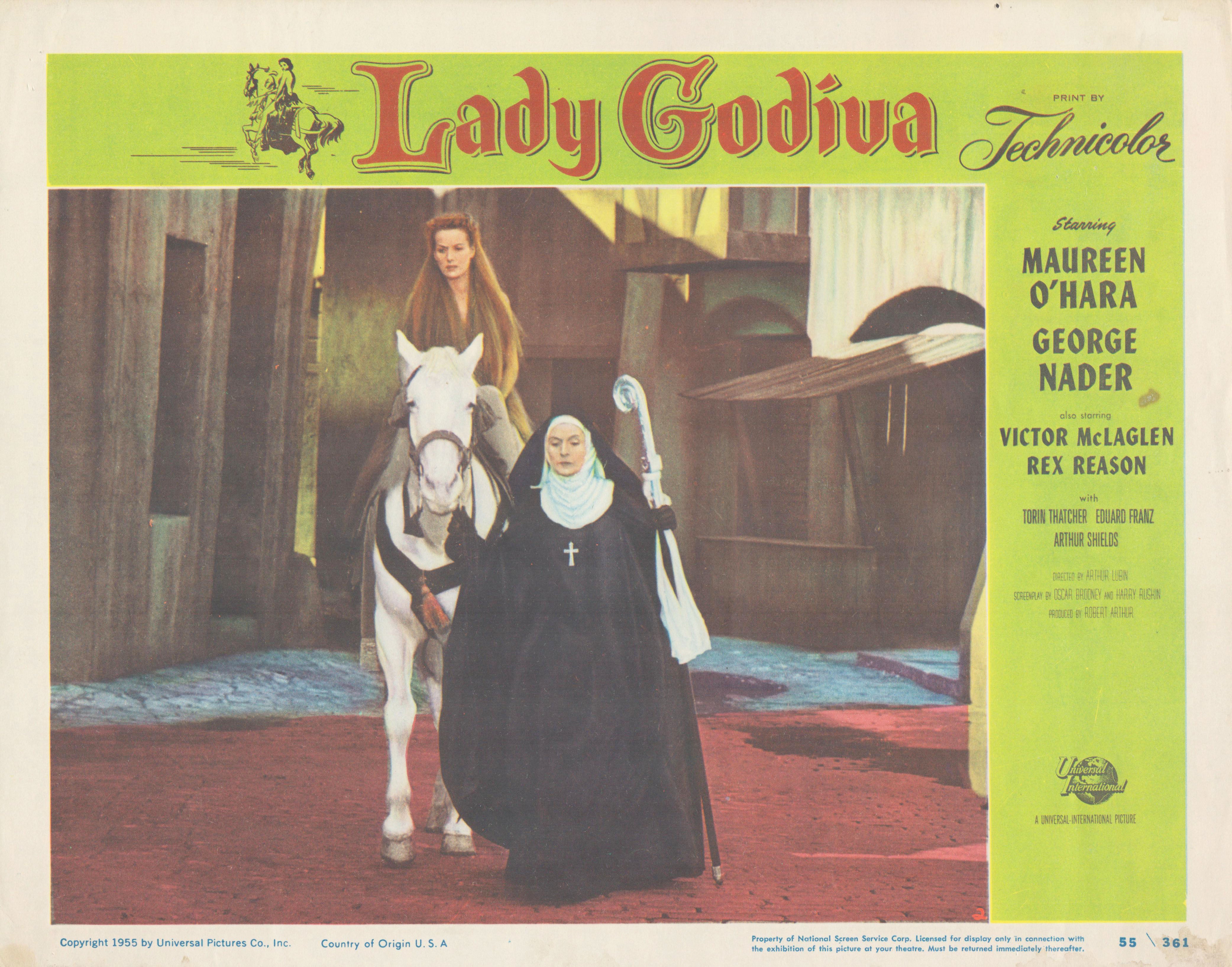 Lady Godiva  1955 original vintage lobby card