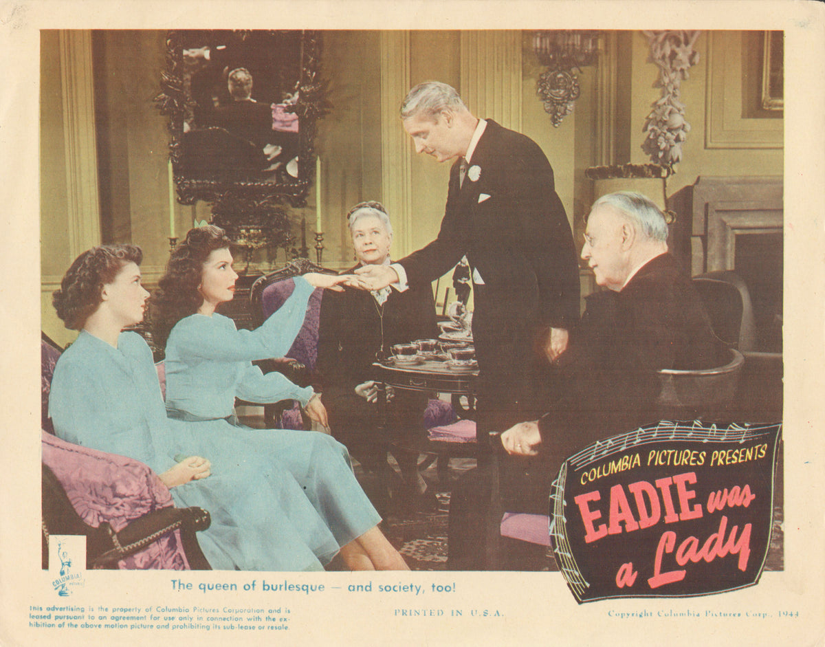 Eadie Was a Lady 1944 original vintage lobby card