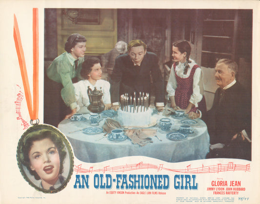 An Old-Fashioned Girl  1948 original vintage lobby card