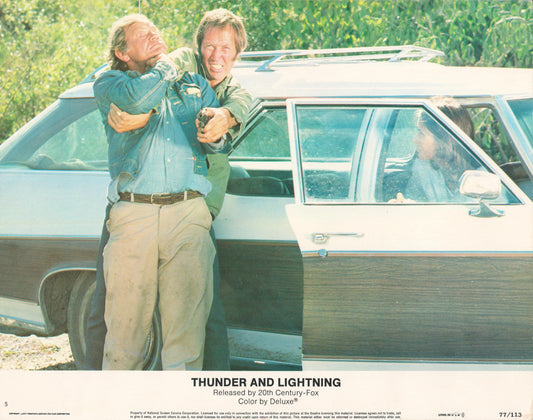 Thunder and Lightning set of 8 original lobby cards