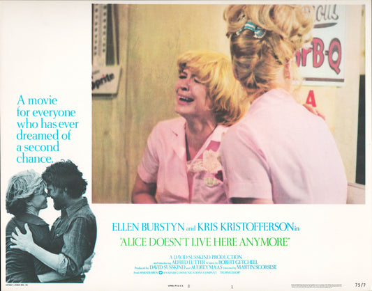 Alice Doesn't Live Here Anymore 1975 original vintage lobby card