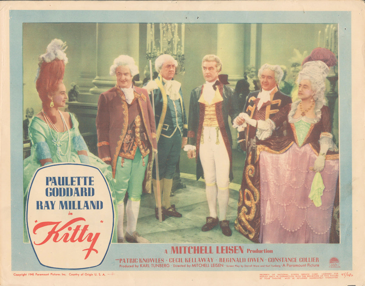 Kitty 1945 original vintage lobby card