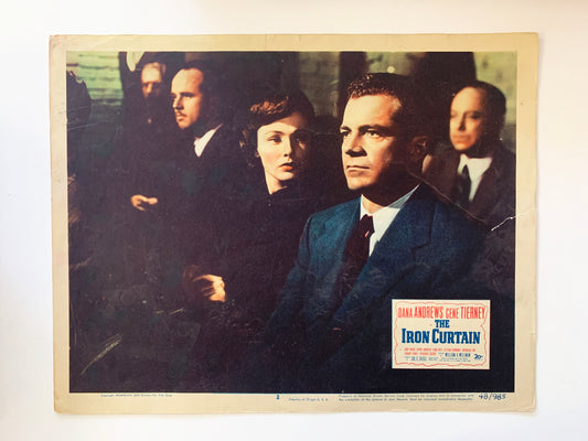 The Iron Curtain original 1948 vintage lobby card