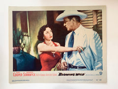 Blowing Wild 1953 vintage lobby card