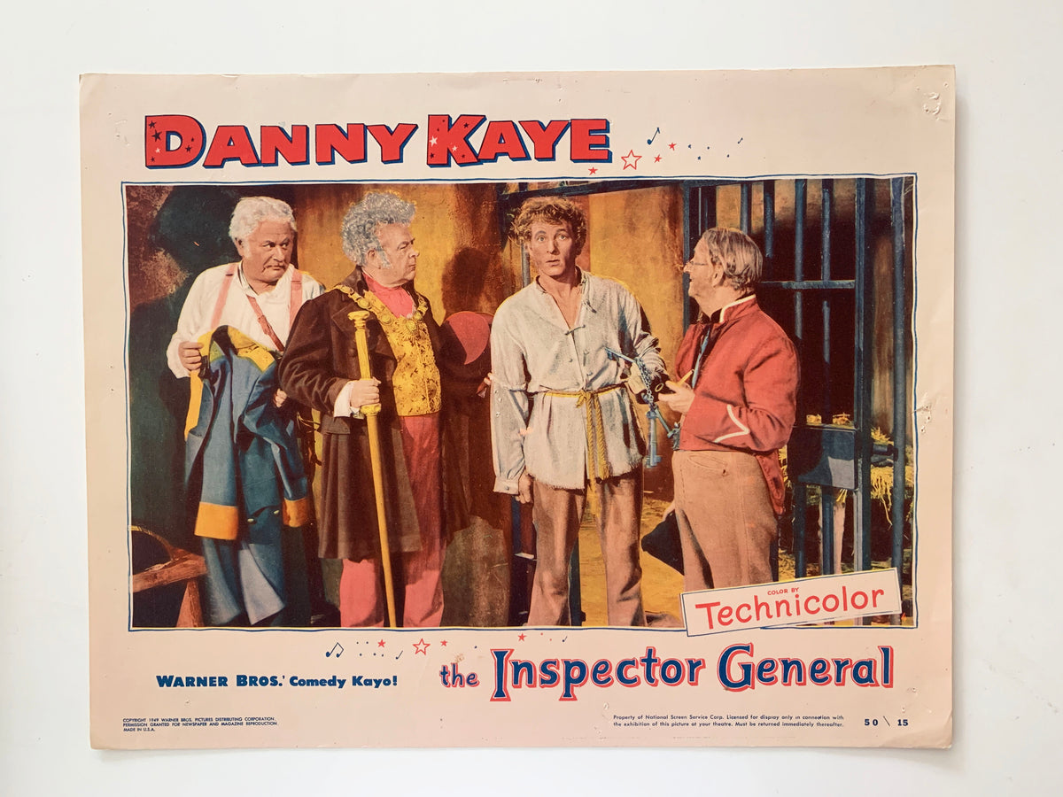 The Inspector General original 1950 vintage lobby card